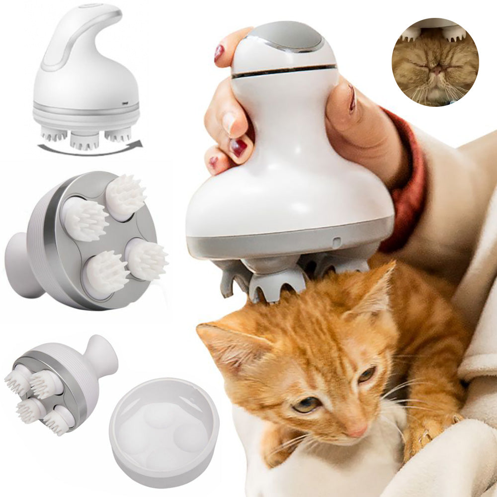 Pet Cats Dogs Paw Head Electric Massager
