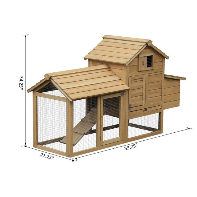 Wooden Outdoor Rabbit Cage