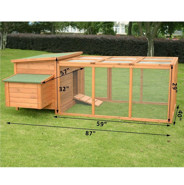 Wooden Outdoor Rabbit Cage