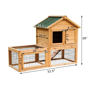 Wooden Outdoor Rabbit Cage