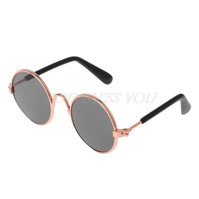 Sunglasses Round Fashion Props for Cat